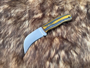 Lame en acier D2 faite à la main personnalisée avec manche en bois Skinner couteau de chasse couteau de camping couteaux d'extérieur. - Product Image 5