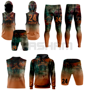 Maillots de football américain 7 contre 7 personnalisés, uniformes de haute qualité, respirants, à séchage rapide, ensembles en polyester personnalisables - Product Image 1