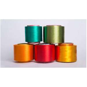 Vente en gros d'apparence brillante 75/48 HIM Polyester Draw fil texturé avec une qualité stable à longue durée de vie pour les vêtements pour hommes et femmes - Product Image 5