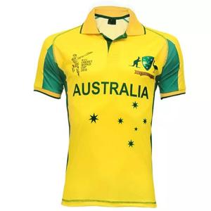 Camiseta de críquet personalizada de Australia, uniformes impresos digitales hechos en Pakistán - Product Image 1