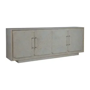 Consola Multimedia y Soporte para <span class=keywords><strong>TV</strong></span>, Centro de Entretenimiento con Almacenamiento y Gestión de Cables - Product Image 2