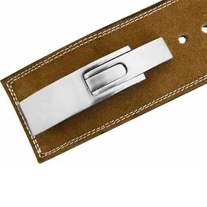 Cinturón de gimnasio de entrenamiento personalizado OEM para levantamiento de pesas Soporte de cintura Entrenamiento de gimnasio Cinturones de cuero de levantamiento de pesas para unisex - Product Image 2