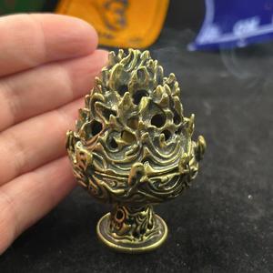 Quemador de Incienso de Latón de Estilo Superior para Bakhoor, para una Atmósfera Religiosa y Aromática en el Hogar y la Oficina, Ideal como Decoración del Hogar - Product Image 3