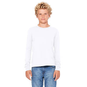 Bella + Canvas Camiseta de manga larga para jóvenes 3501Y - Product Image 4