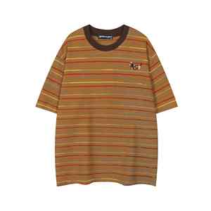 Camiseta informal transpirable de algodón 100% de moda de verano para hombre, ajuste Regular personalizado - Product Image 1