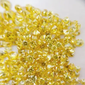 Diamantes Sueltos Melee de 2mm, Color Amarillo Fantasía, Forma Redonda, Cultivados en Laboratorio, Certificados por IGI, Claridad VS, para la Fabricación de Joyas, Venta al Por Mayor - Product Image 3