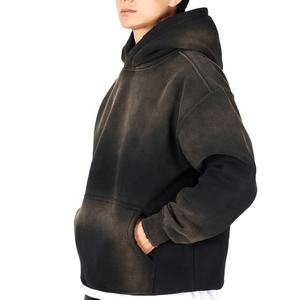 เสื้อแจ็คเก็ตมีฮู้ดของผู้ชายสำหรับฤดูหนาวเสื้อกันหนาวมีฮู้ดแบบสวมหัวผ้าหนาสวมใส่สบายมีสไตล์ - Product Image 4