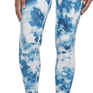 Mallas de yoga con logotipo personalizado para mujer, mallas de yoga con cintura elástica de poliéster/LICRA de secado rápido, pantalones de sublimación de último diseño - Product Image 4