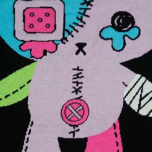 Custom Fully Knitted Jacquard Wool/Acrylic Winter Casual V-neck Anti-Wrinkle Sweater Designer Letter Monogram Womens Knitwear - Product Image 5