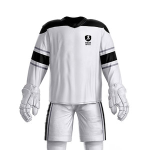 ชุดยูนิฟอร์มทีมฮอกกี้น้ำแข็งคลาสสิก เสื้อและกางเกงที่ทนทานและสวมใส่สบาย แผ่นเสริมความแข็งแรง ผ้าเนื้อเบา เหมาะสำหรับการฝึกซ้อม - Product Image 5