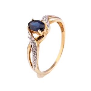 Sieraden Mode Echte Diamanten Ring 14K Vergulde En Zilveren 925 Sterling Zilveren 925 Verlovingstrouwring