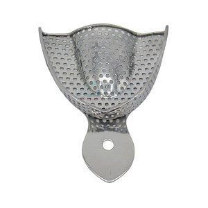 Plateau d'empreinte dentaire de haute qualité, supérieur et inférieur, en acier inoxydable, instruments CE - Product Image 6