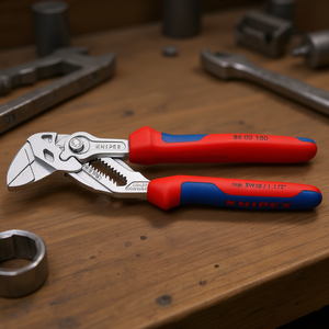 Llave Inglesa Cromada Knipex de Una Sola Pieza con Empuñaduras Multicomponentes y Mordazas Extra Estrechas, Mangos Cómodos - Product Image 3