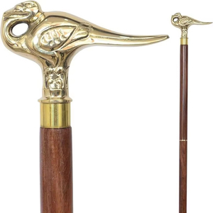 Bâton de marche pour hommes avec cadeau de sculpture personnalisé ou aide à la mobilité pour hommes et femmes Bâton de marche en bois fabriqué à la main - Product Image 1