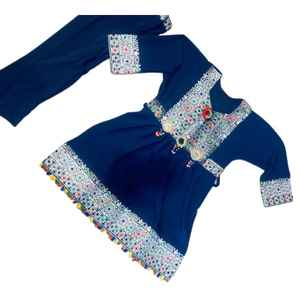 Robe afghane Kuchi pour enfants, best-seller, faite à la main, style tribal traditionnel, dentelle, manches longues, grande taille, approvisionnement ODM pour adultes - Product Image 1
