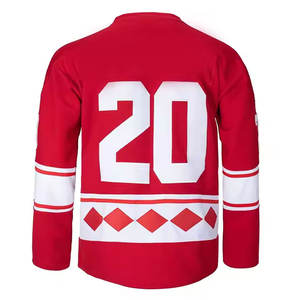 Jersey de Hockey sobre Hielo en Stock en Grandes Cantidades, Jersey de Hockey sobre Hielo para Hombre, Personaliza Tu Propio Jersey Deportivo - Product Image 3