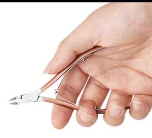 ที่ตัดหนังกำพร้าสำหรับเด็กแบบมืออาชีพ ตัดหนังกำพร้าที่โค้งงอ กำจัดหนังกำพร้าที่ตายแล้ว ที่ดันหนังกำพร้า สแตนเลส อุปกรณ์ทำเล็บ ปากกว้าง - Product Image 5