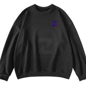 Sweat-shirt décontracté d'hiver de coupe régulière pour hommes Logo personnalisé imprimé Écologique Respirant Polaire en coton mélangé - Product Image 1