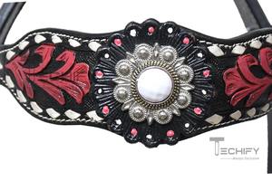 Selle de cheval professionnelle pour l'équitation western, équipement équestre durable, accessoires pour chevaux, produit équestre - Product Image 5