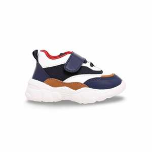 <b>Boys</b> Navy Casual Jogger KD1691 Kid Straight Cotton Pants with Printed Pattern <b>Washed</b> Fabric Stylish Design - Product Image 4