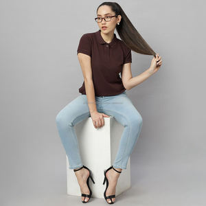 <b>Polo</b> Femme Embroidery Logo <b>Womens</b> <b>Polo</b> <b>Shirts</b> Lightweight Breathable Cotton Short Sleeve Casual Work <b>Shirts</b> - Product Image 6