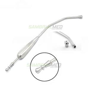 Tube d'aspiration Yankauer en acier inoxydable Offre Spéciale 34.5 cm avec poignée creuse Instruments de chirurgie générale réutilisables CE - Product Image 4