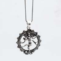 Pendentif Shiva Nataraja dansant, bijoux hindous faits à la main, pendentif Om Namah Shivaya