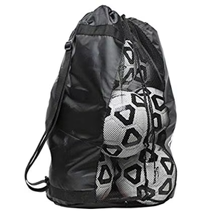 210D Polyester Mesh Professional Sports Ball Carry <b>Bag</b> for Football Basketball Training Breathable <b>Net</b> Design 10-18L Capacity - Product Image 1
