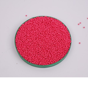 Perles de verre douces de couleur rose pâle faites à la main en conifère, personnalisées, ajoutent une touche de couleur délicate et brillante pour la création de bijoux, offrant une touche subtile - Product Image 1