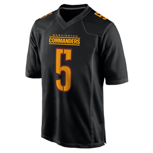 Maillot de football américain pour homme de haute qualité, service OEM, noir carbone, léger, respirant, en coton et élasthanne, manches courtes - Product Image 6