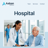 Diseño de sitio web de médico o clínica profesional Agencia Web asequible que ofrece soluciones comerciales de atención médica confiables y efectivas
