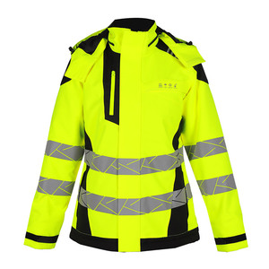 Nhà Máy lớp II khả năng hiển thị cao không thấm nước mùa đông phản quang an toàn áo khoác áo Khoác Phản Quang - Product Image 4