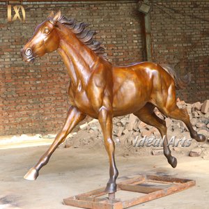 Estatua de escultura de <span class=keywords><strong>caballo</strong></span> árabe animal de metal de bronce de tamaño natural al aire libre a la <span class=keywords><strong>venta</strong></span> - Product Image 6