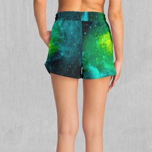 Short en maille double couche de haute qualité, respirant, à séchage rapide, pour femmes, avec sublimation personnalisée, pour gym et basket-ball. - Product Image 2