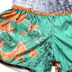 OEM nuevo personalizado de alta calidad deportivo medio Muay Thai MMA pantalones cortos Kickboxing boxeo lucha sublimado diseño 3D para adultos jóvenes - Product Image 3