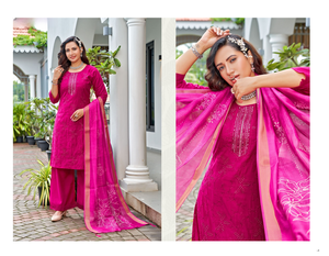 Conjunto exclusivo de Kurti romano hecho a mano para mujer, atuendo de moda étnica con usos en bodas, fiestas y oficina. - Product Image 2