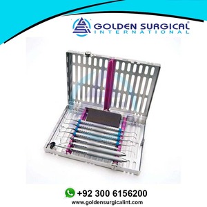 Collection de la série Signature dentaire, ensemble standard de prophylaxie, instruments orthodontiques, parodontaux et d'implantation pour edentules - Product Image 2