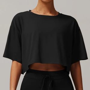 Camisetas transpirables holgadas de talla grande para mujer con logotipo personalizado de La UE y EE. UU., camiseta de entrenamiento de Yoga para correr y hacer ejercicio para mujer - Product Image 1