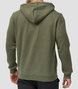 Sweat à capuche zippé personnalisé brodé pour homme, 100% coton molletonné, saison hivernale, poche design, anti-froissement, séchage rapide - Product Image 4
