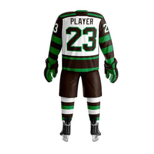 Tenues de hockey sur glace pour équipes, en polyester écologique antibactérien, personnalisables, prix de gros, meilleures ventes - Product Image 3