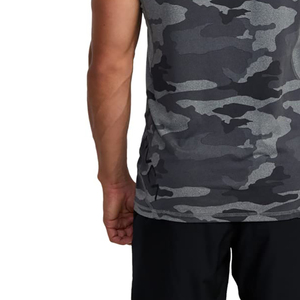 Débardeur sans manches gris pour homme Gilet d'entraînement de gymnastique 100% polyester, écologique, anti-UV, séchage rapide, respirant, décontracté, streetwear - Product Image 5