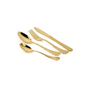 Juego de cubiertos de acero con espejo de cantidad a granel de MOQ bajo con juego de cubiertos de madera maciza hechos a mano con acabado pulido a la venta - Product Image 1