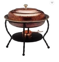 Ensemble buffet de chauffe-plats mignon design hôtel restaurant traiteur chauffe-plats en acier inoxydable présentoir chauffant taille de couleur personnalisée