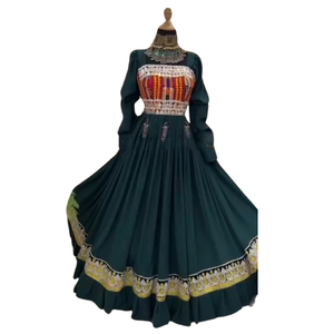 Fabricants de vêtements personnalisés en gros robes vintage de style afghan vêtements respirants à manches longues pour adultes pour femmes de grande taille - Product Image 3