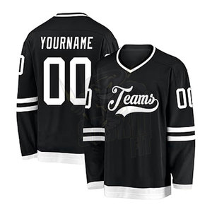 Maillots de hockey personnalisés en usine de qualité supérieure Maillots de hockey sur glace personnalisés sublimés avec logo brodé de haute qualité Équipes et joueurs - Product Image 6
