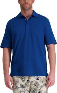 Men's Performance Short Sleeve for Polo Shirt Quick Dry 100% Polyester Solid 3D Pattern - Product Image 3