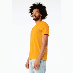 T-shirt col rond 100% coton pour homme Stock Street Wear Chemise unie tricotée à manches courtes décontractée pour Offre Spéciale - Product Image 2