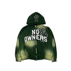 Sudadera con capucha Vintage para hombre más vendida, diseño personalizado, ropa de calle Sun Fade, ropa de invierno de alta calidad, venta al por mayor - Product Image 1