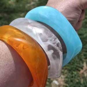 Pulseras y Brazaletes de Resina para Mujer, Nueva Colección, Joyería Estilo Ángel para Fiestas y Bodas, Alta Calidad - Product Image 1