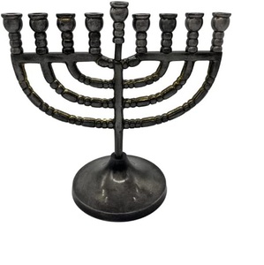Candelabro de aluminio de 9 brazos, soporte de Metal dorado para candelabro con embudo - Product Image 4